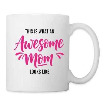 This is what a great mom looks like mom gift - Mug - white - Right