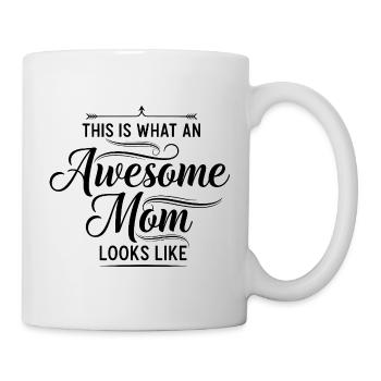 This is what a great mom looks like mom gift - Mug - white - Right