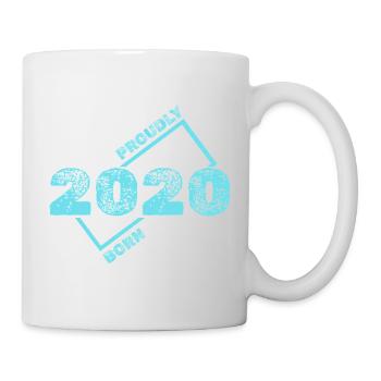 Né en 2020 - Mug blanc - blanc - Droite