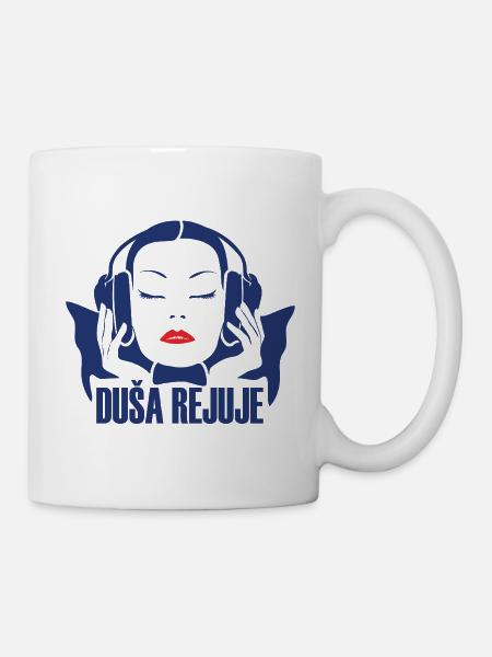 DUŠA REJUJE - Tasse - Weiß