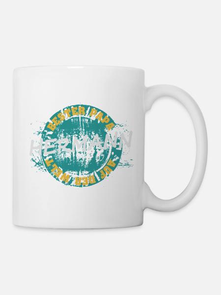 Vater Hermann - Tasse - Weiß