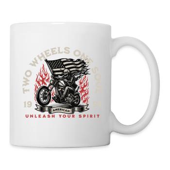 Biker Patriot American Fury - Tasse - Weiß - Rechts