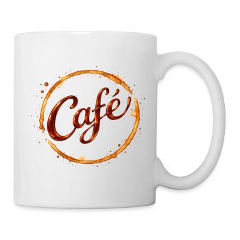 Coffee Kaffeetassenabdruck Illustration  - Tasse - Weiß - Rechts