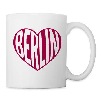 Berlin Heart Typography - Mug - white - Right