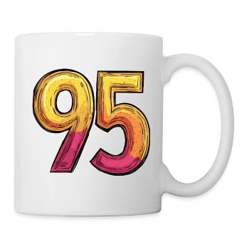 95 Number Colorful - Mug - white - Right