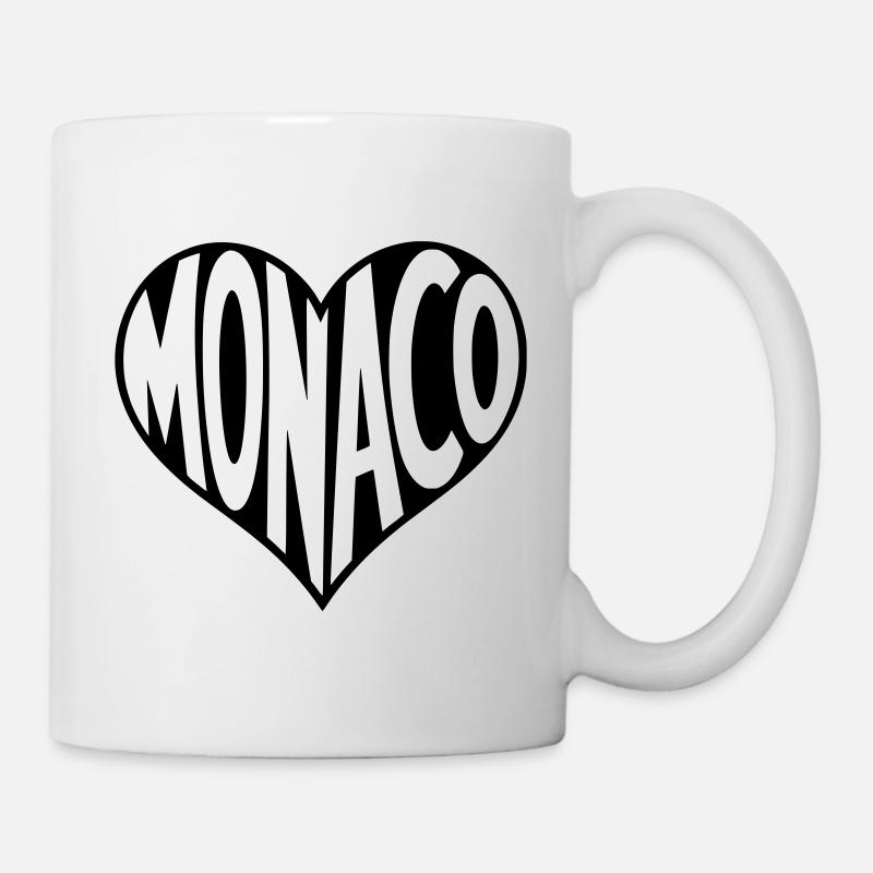 Monaco in the heart - Mug - white