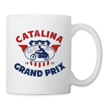 Catalina Grand Prix Vintage Moto 1957 - Mug - white - Right