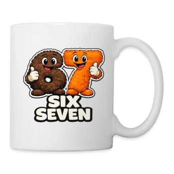 67 Six Seven Meme Monkey Viral Trend - Mug - white - Right
