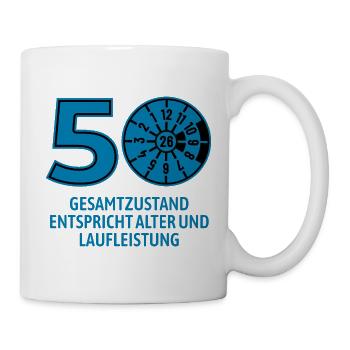 HU March 2026 - 50 Years - Birthday Gift - Mug - white - Right