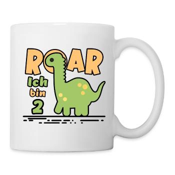 2nd Birthday Dinosaur - Mug - white - Right