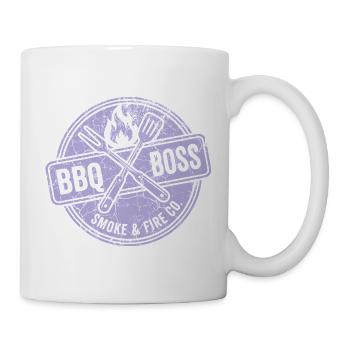 Sweat à capuche barbecue, sac, t-shirt cadeau - Mug blanc - blanc - Droite
