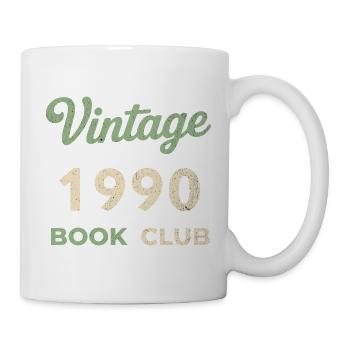 Cadeau vintage de l’année de naissance rétro du club de lecture des années 1990 - Mug blanc - blanc - Droite