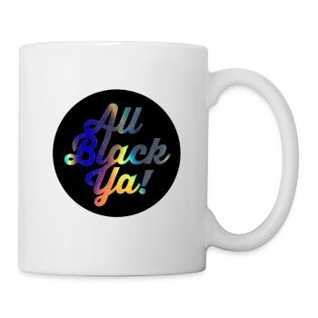 All Black Ya Farbverlauf Script - Tasse - Weiß - Rechts