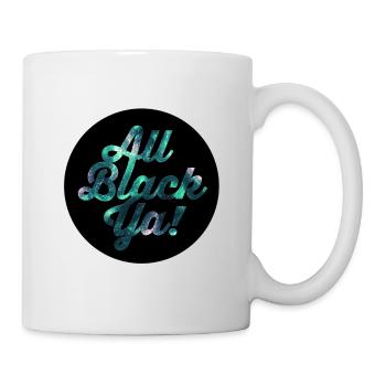 All Black Ya Galaxy Glitzer - Tasse - Weiß - Rechts