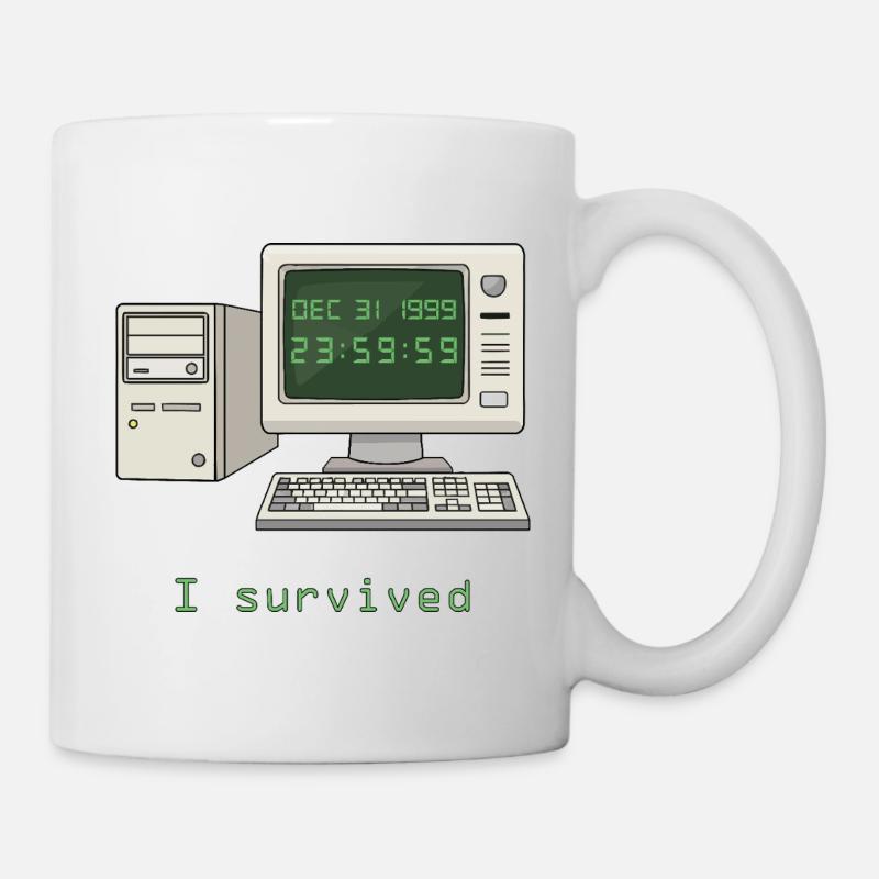 J’ai survécu à l’an 2000 - Mug blanc - blanc