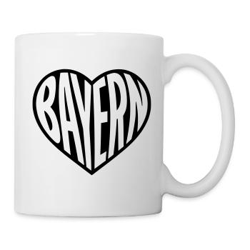 Bavaria Heart Typography - Mug - white - Right