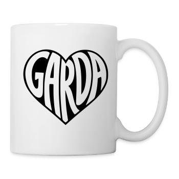 Garda, Lake Garda Heart Typography - Mug - white - Right
