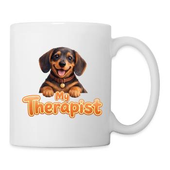 Dachshund My Therapist - Mug - white - Right