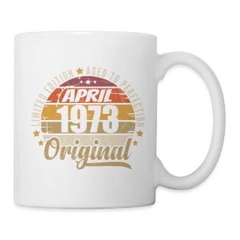 Cadeau D'anniversaire Avril 1973 - Mug blanc - blanc - Droite