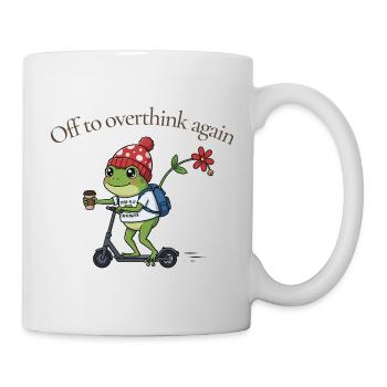 Toad-ally caffeinated Frosch - Tasse - Weiß - Rechts