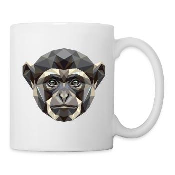 Gibbon Affe Weißhandgibbon Monkey Süße Lar Gibbons - Tasse - Weiß - Rechts