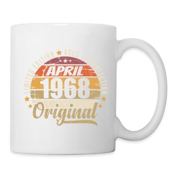 Cadeau D'anniversaire Avril 1968 - Mug blanc - blanc - Droite