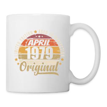 Cadeau D'anniversaire Avril 1979 - Mug blanc - blanc - Droite