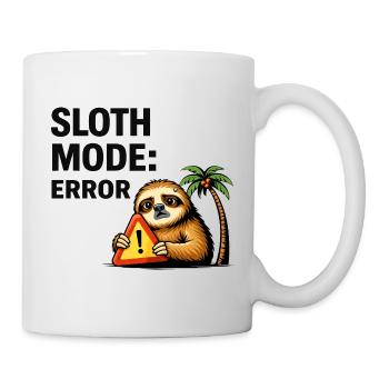 Fehler im Faultiermodus - Tasse - Weiß - Rechts
