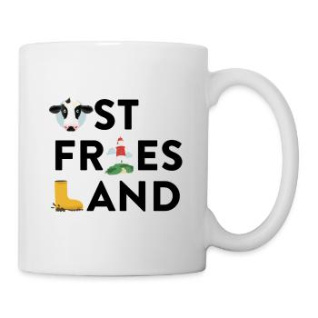 Ostfriesland - Tasse - Weiß - Rechts