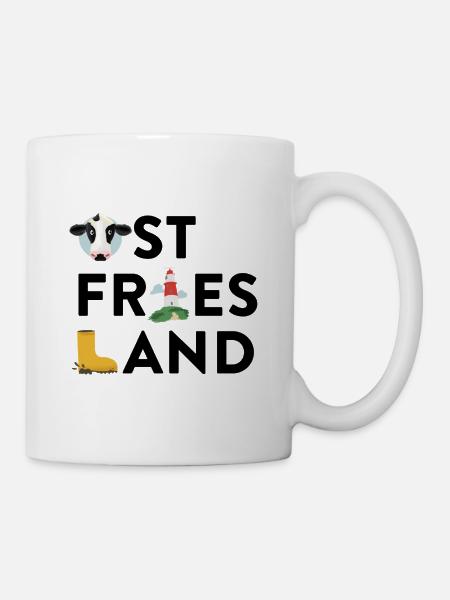 Ostfriesland - Tasse - Weiß