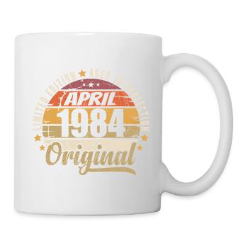 April 1984 Birthday Gift - Mug - white - Right