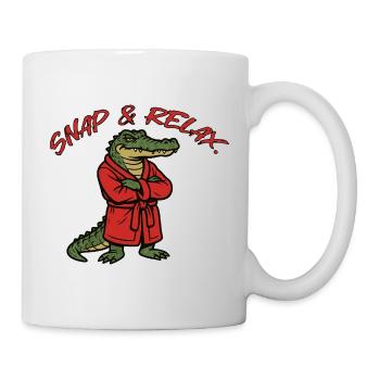 Snap & Relax - Tasse - Weiß - Rechts