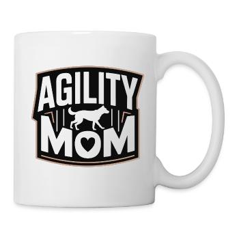 Agility Mom – Dog Sport Dogs Mom - Mug - white - Right