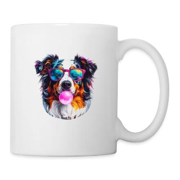 Pop Art Aussi Portrait - Mug blanc - blanc - Droite