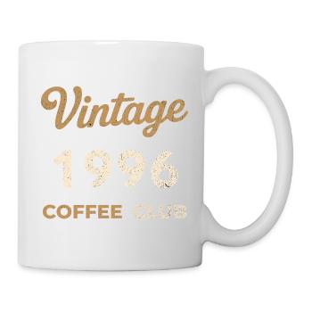 Vintage 1996 – Coffee Club Retro Birth Year - Mug - white - Right