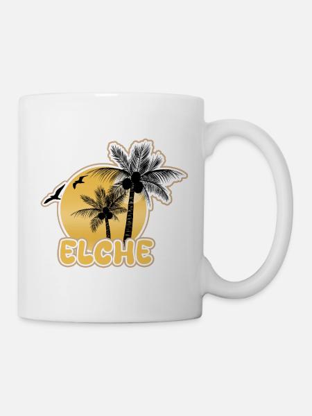 Strand Elche - Tasse - Weiß