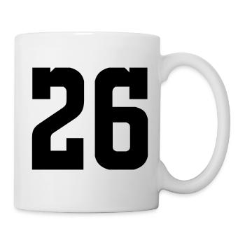 26 - Tasse - Weiß - Rechts