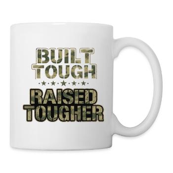 Army Mama Built Tough Raised Tougher - Tasse - Weiß - Rechts