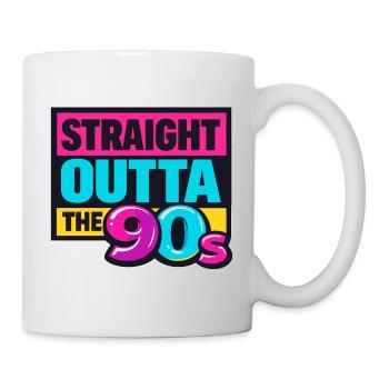 Straight Outta The 90s Neon - Mug - white - Right