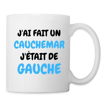 J'AI fait un Caumar J'était De Gauche - Mug blanc - blanc - Droite