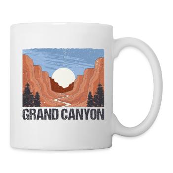 Wandern im Grand Canyon Nationalpark - Tasse - Weiß - Rechts
