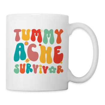 Tummy Ache Survivor - Mug - white - Right