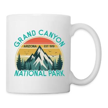 Grand Canyon Arizona Est 1919 National Park - Mug - white - Right