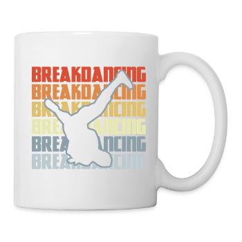 Vintage Breakdance - Mug blanc - blanc - Droite