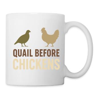 Quail Keeper Quail Farmer Backyard Quail - Mug - white - Right
