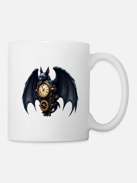 Steampunk-Uhrmacher-Schläger - Tasse - Weiß