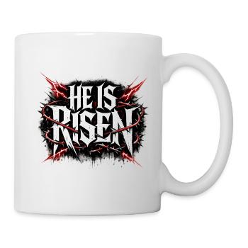 He is risen - Tasse - Weiß - Rechts