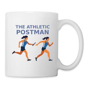 Athletic Postman Relay Race - Mug - white - Right