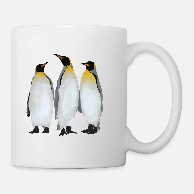 Drei Pinguine - Tasse - Weiß