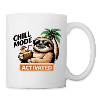 Tropical Sloth Activated Vibes - Mug - white - Right